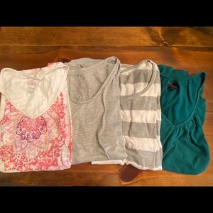 Maternity short sleeve shirt lot.